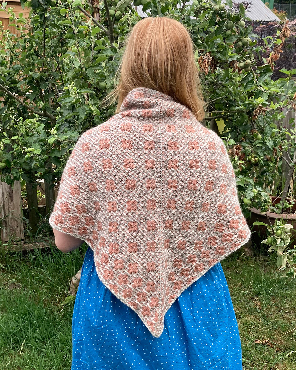 Pressed Flowers Shawl Kit (Dye to Order)