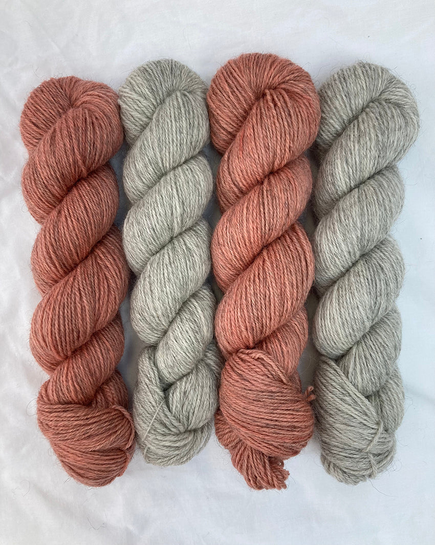 Pressed Flowers Shawl Kit (Dye to Order)