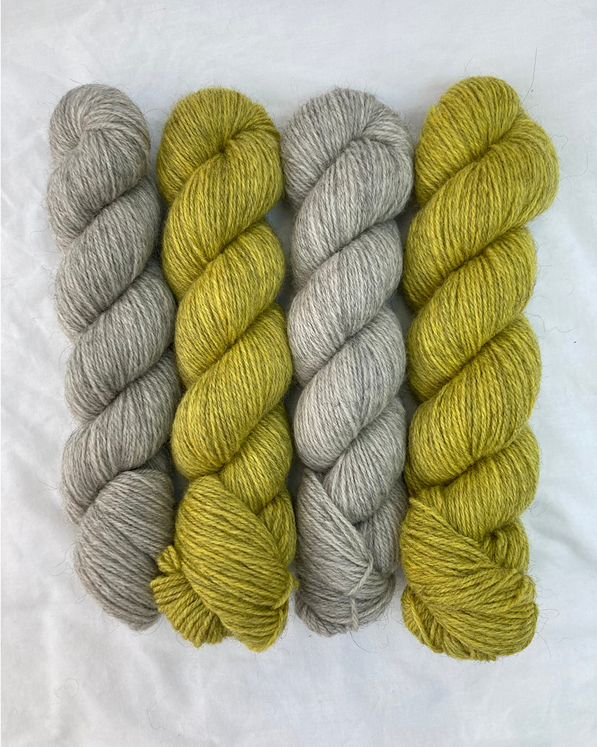 Pressed Flowers Shawl Kit (Dye to Order)
