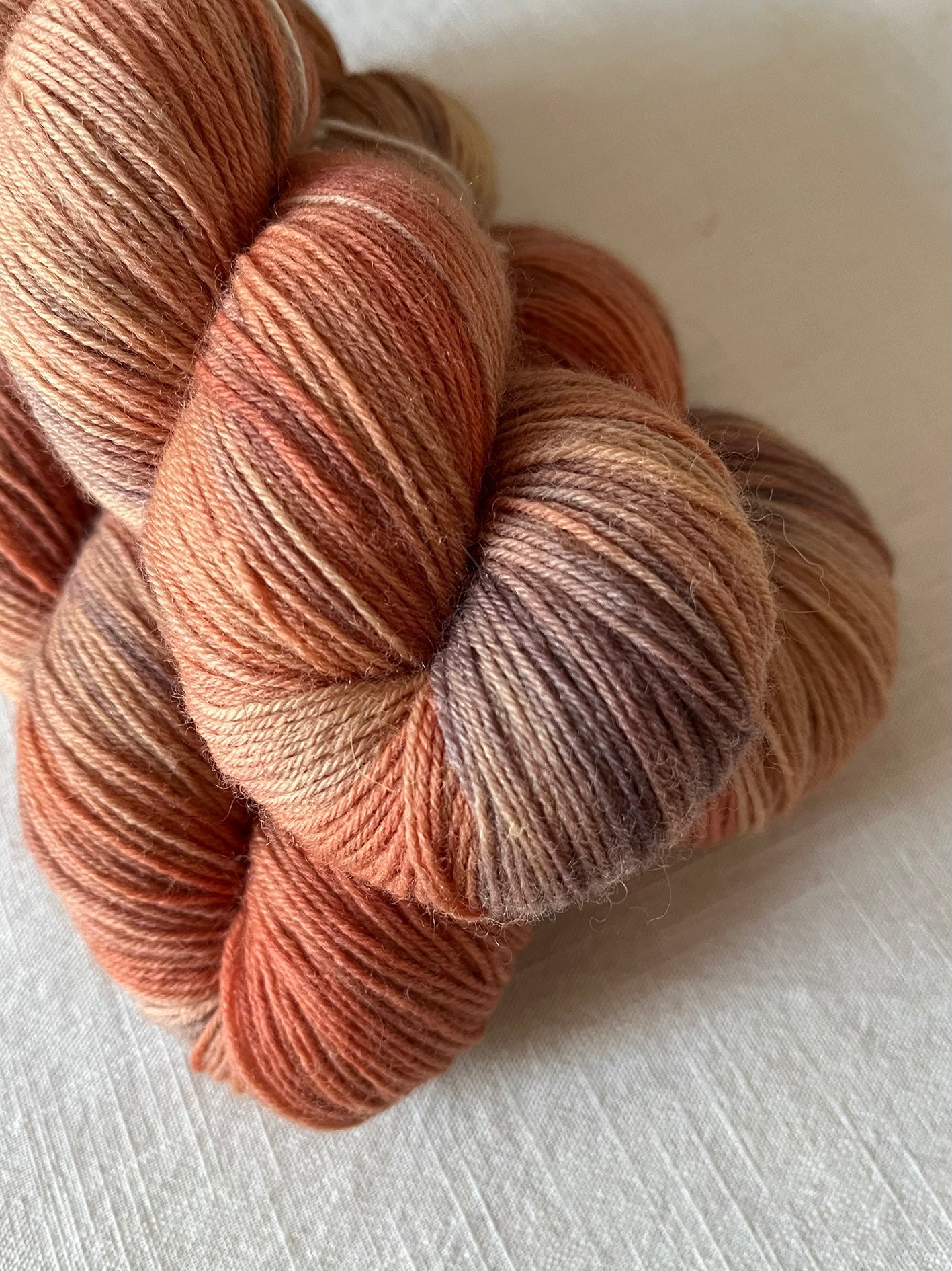NEW 'Afterglow' Bluefaced Leicester 4ply - Ginger Pink Yarns