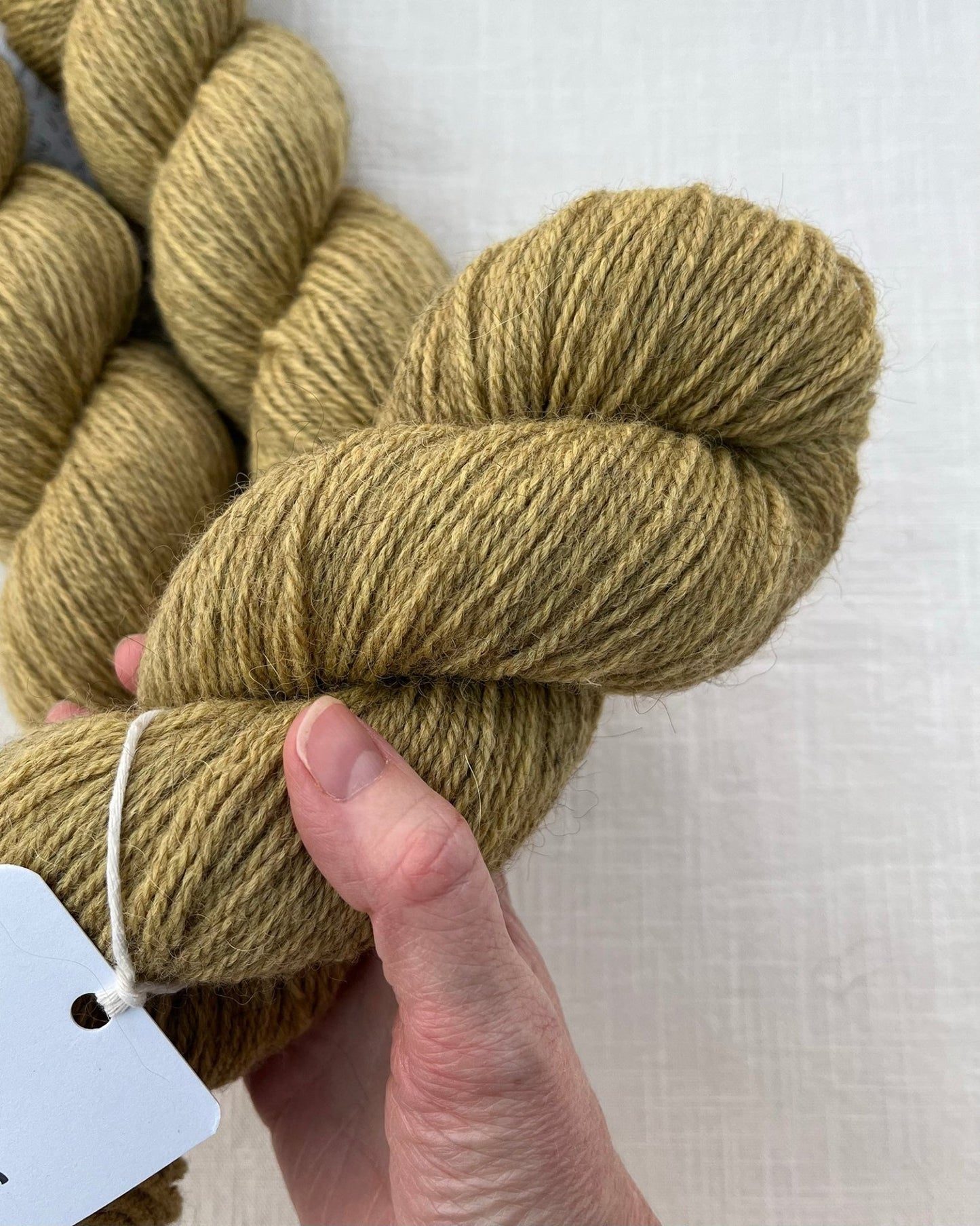 NEW 'Flaxen' BFL/Shetland/Alpaca Blend DK - Ginger Pink Yarns