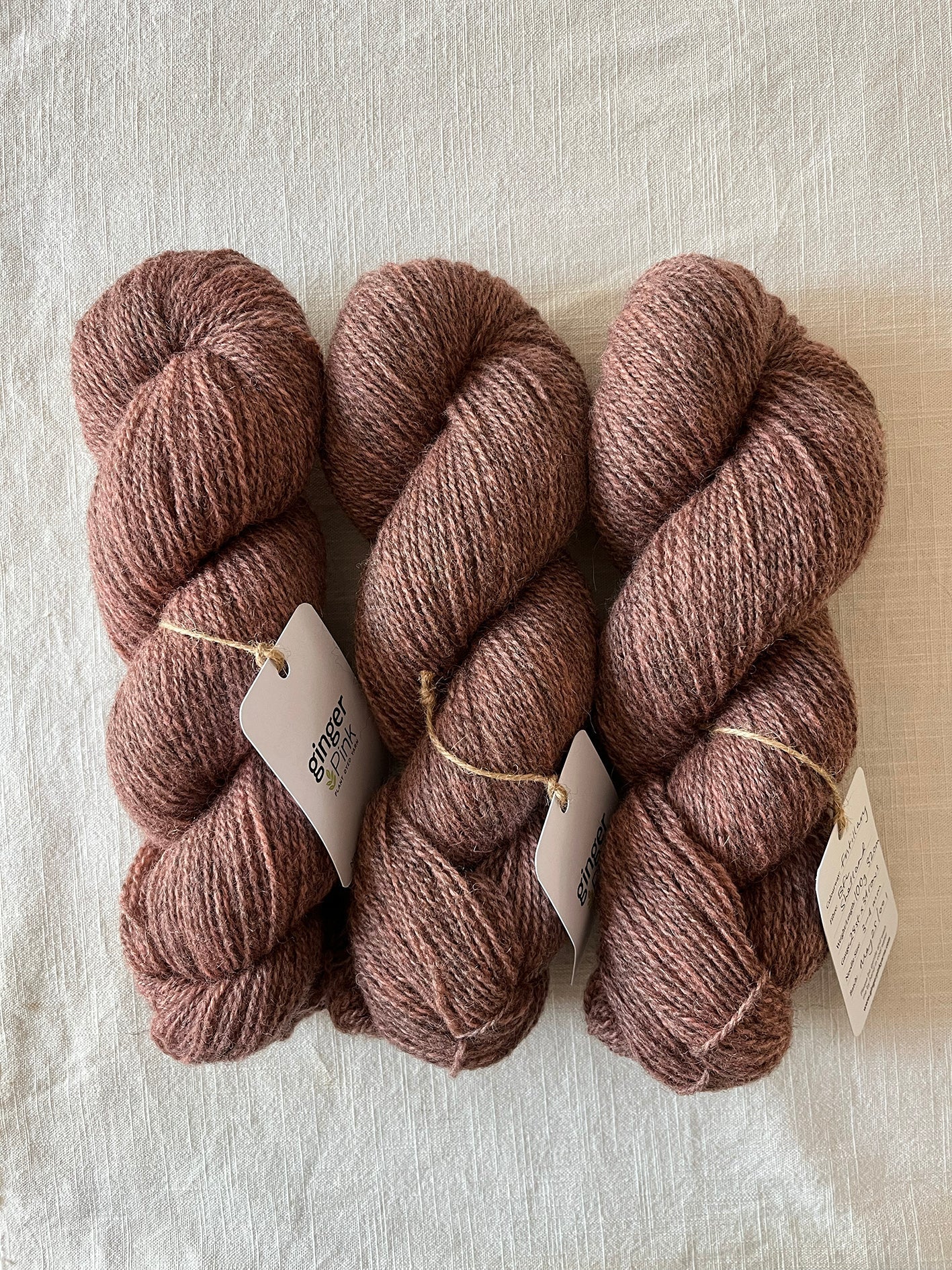 NEW 'Fritillary' BFL/Shetland 4ply - Ginger Pink Yarns
