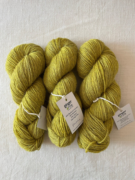 NEW 'Matcha' BFL/Shetland/Alpaca Blend DK - Ginger Pink Yarns