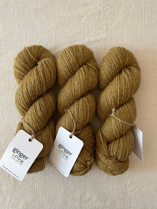 NEW 'Old Gold' BFL/Shetland/Alpaca Blend DK - Ginger Pink Yarns