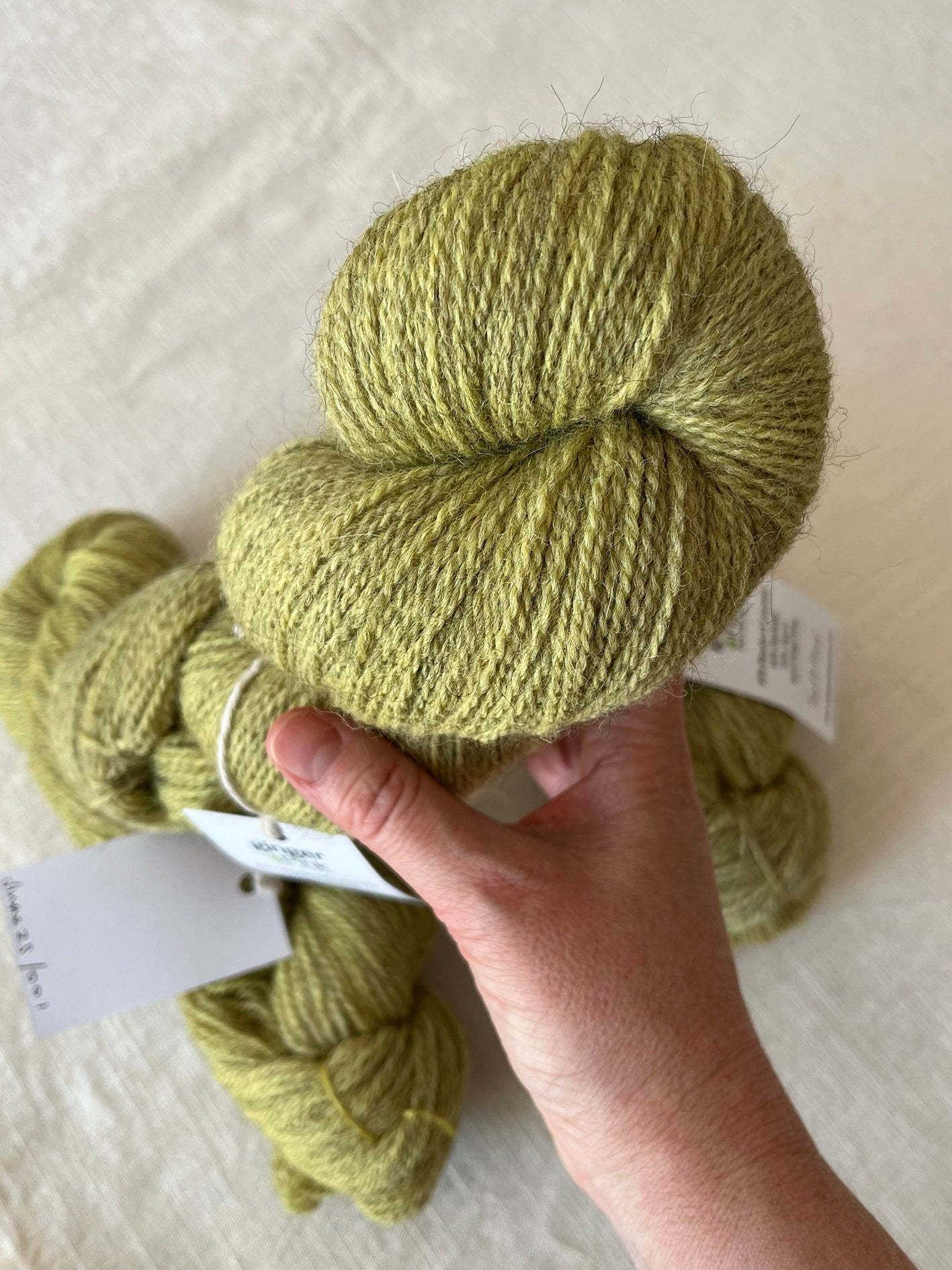 NEW 'Soft Pear' BFL/Shetland/Alpaca Blend 4ply - Ginger Pink Yarns