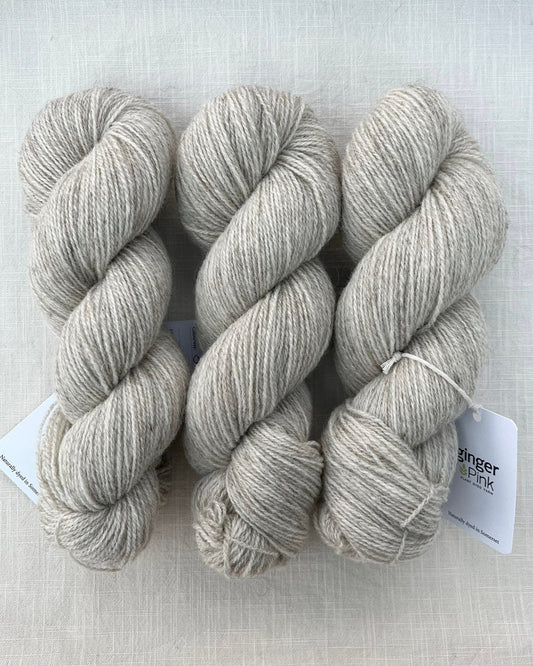 'Oat' 100% Shetland 4ply - Ginger Pink Yarns