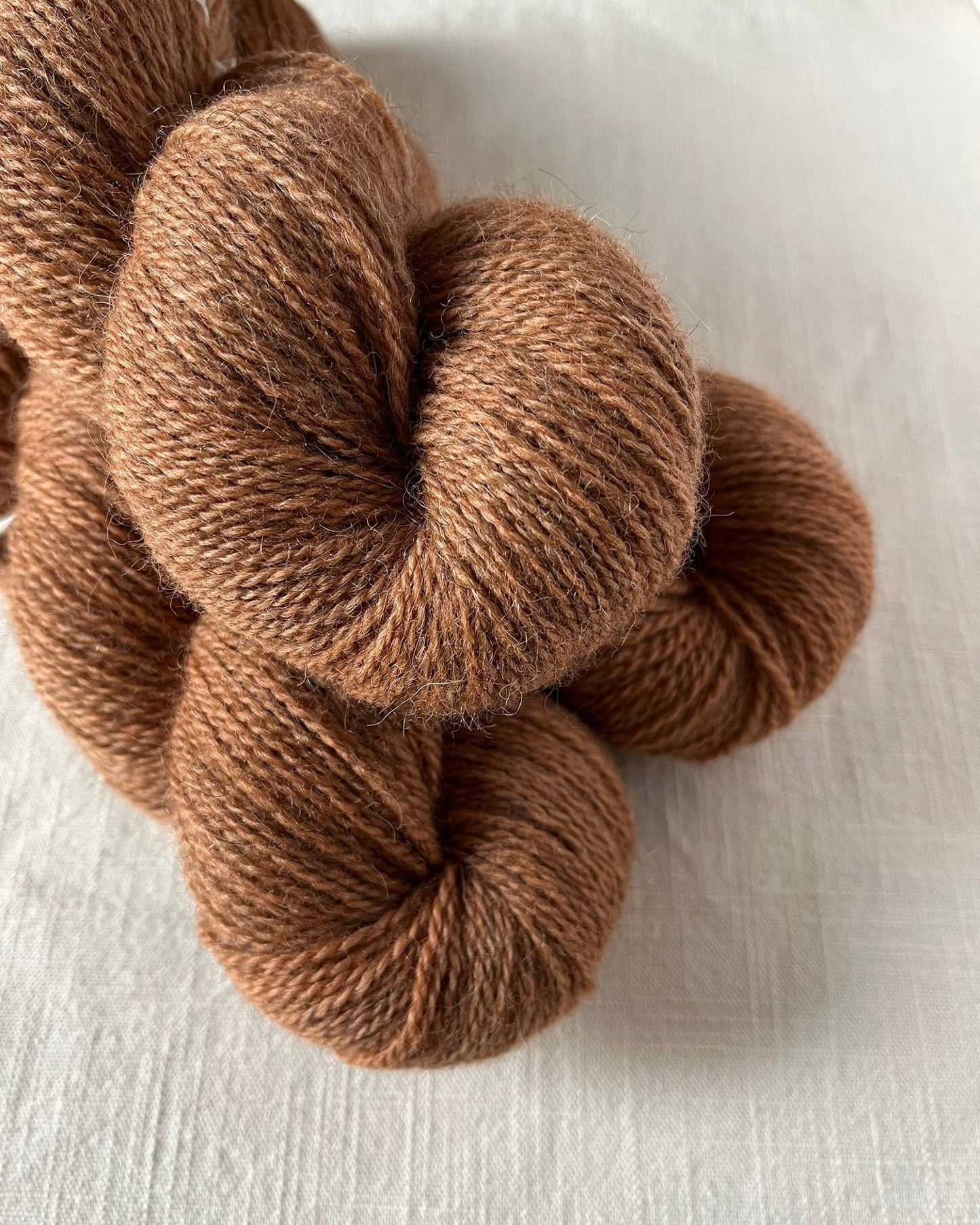 'Redlands' BFL/Shetland/Alpaca Blend 4ply - Ginger Pink Yarns