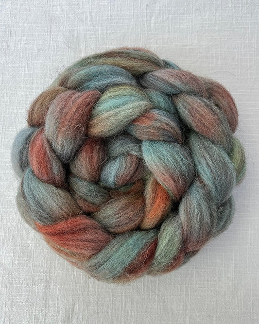 'Celestial' Naturally Dyed British Wool Tops *PRE_ORDER ONLY* - Ginger Pink Yarns