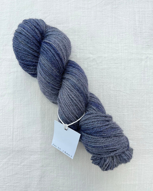 Exmoor Blueface/Zwartbles DK Periwinkle - Ginger Pink Yarns