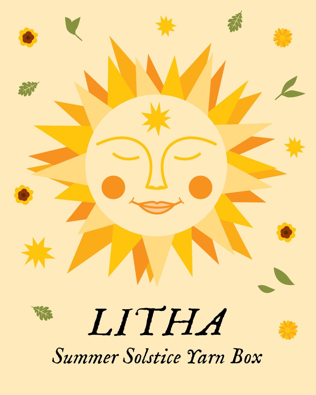 Litha Celebration Yarn Box - Ginger Pink Yarns