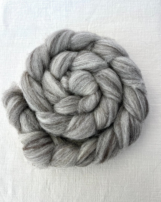 'Mist' British Wool Tops - Ginger Pink Yarns