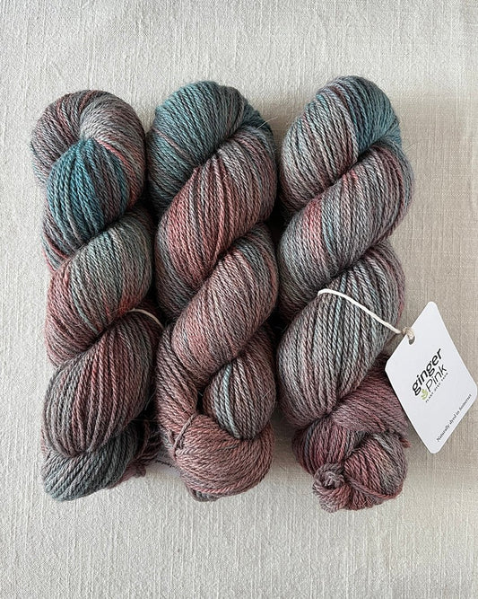'Nebula' BFL/Shetland/Alpaca Blend DK - Ginger Pink Yarns