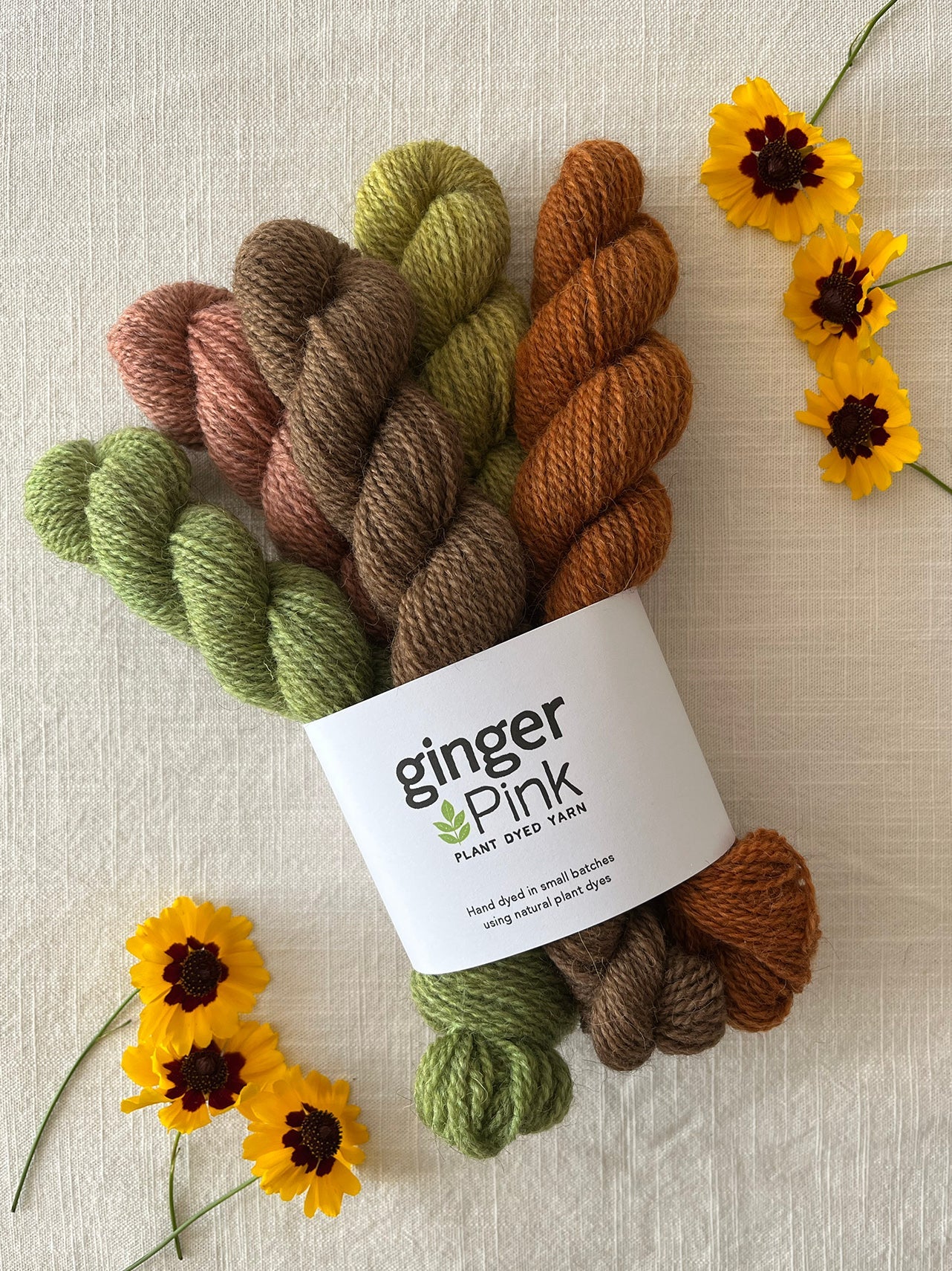 NEW 'Harvest Home' Mini Bundle Set 4ply - Ginger Pink Yarns