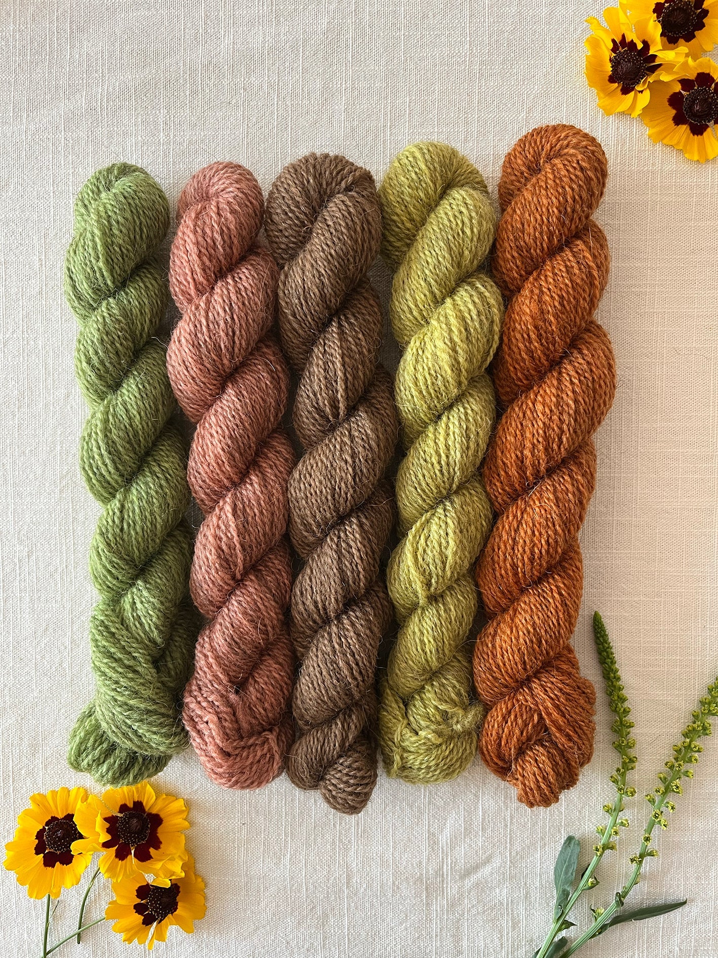 NEW 'Harvest Home' Mini Bundle Set 4ply - Ginger Pink Yarns