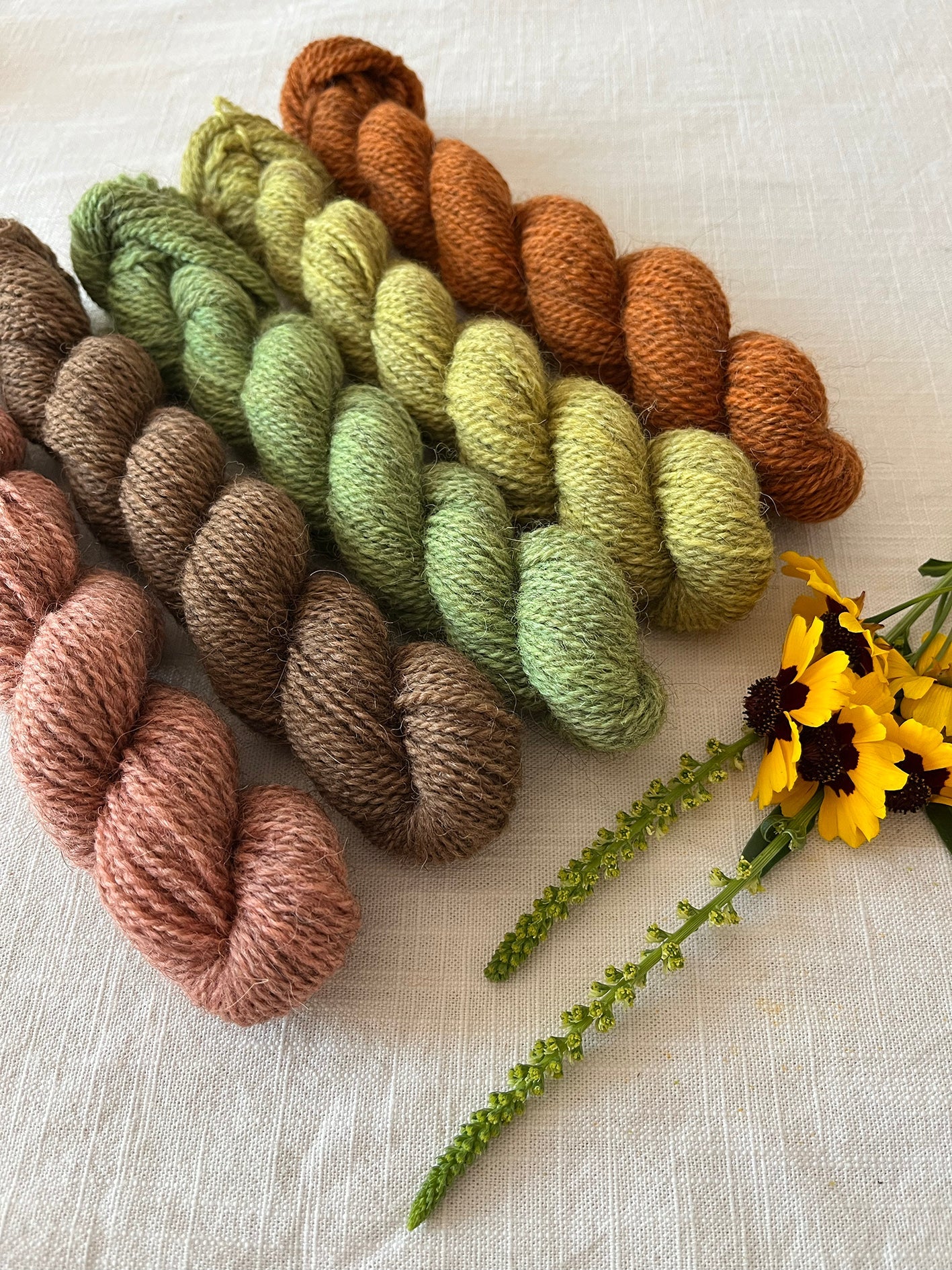 NEW 'Harvest Home' Mini Bundle Set 4ply - Ginger Pink Yarns