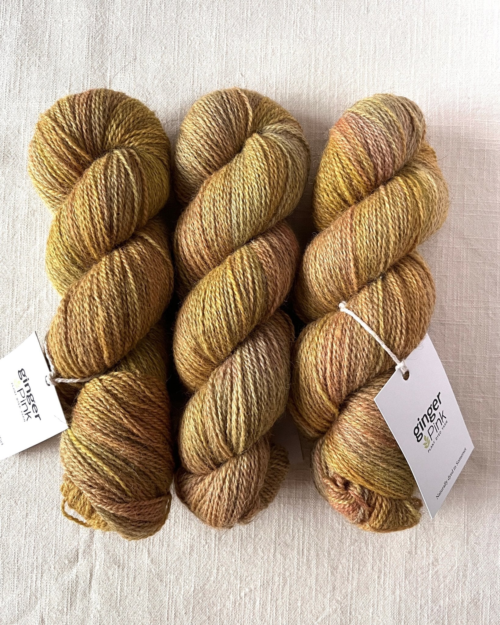 NEW 'Honeysuckle' BFL/Shetland/Alpaca Blend 4ply - Ginger Pink Yarns