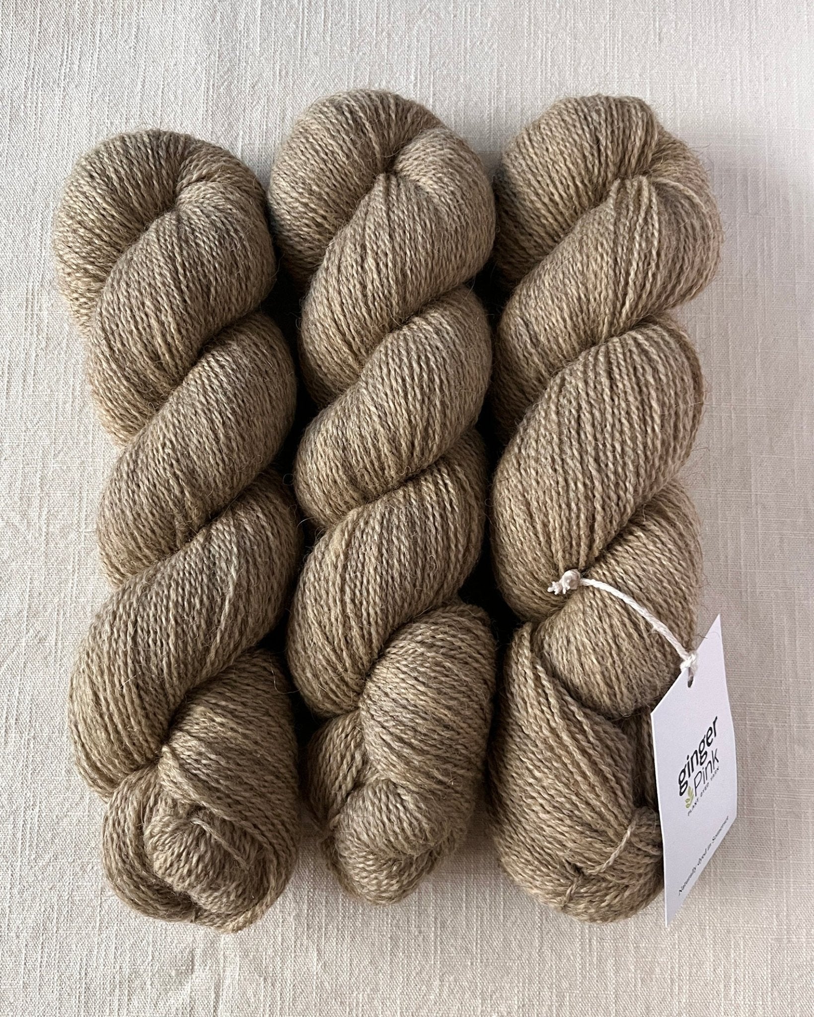 NEW 'Walnut' BFL/Shetland/Alpaca Blend 4ply - Ginger Pink Yarns