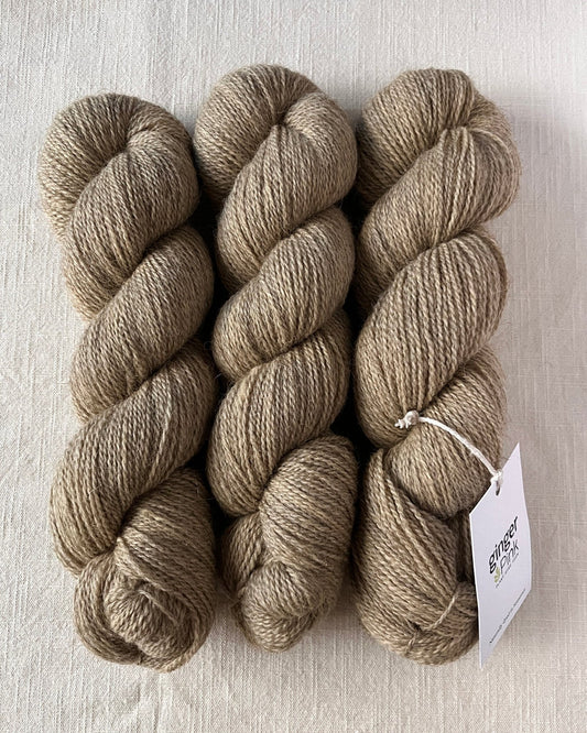 NEW 'Walnut' BFL/Shetland/Alpaca Blend 4ply - Ginger Pink Yarns