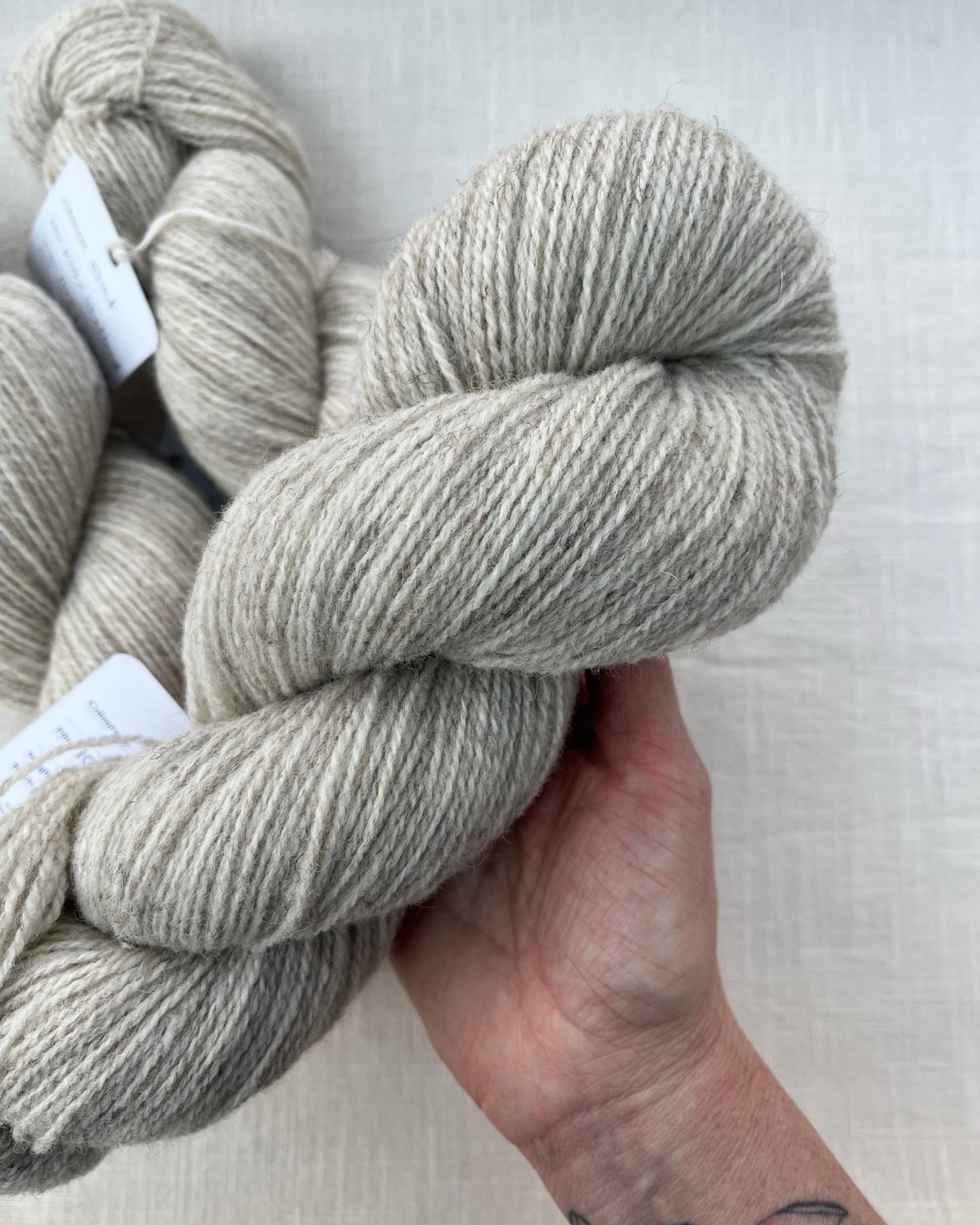 'Oat' 100% Shetland 4ply - Ginger Pink Yarns