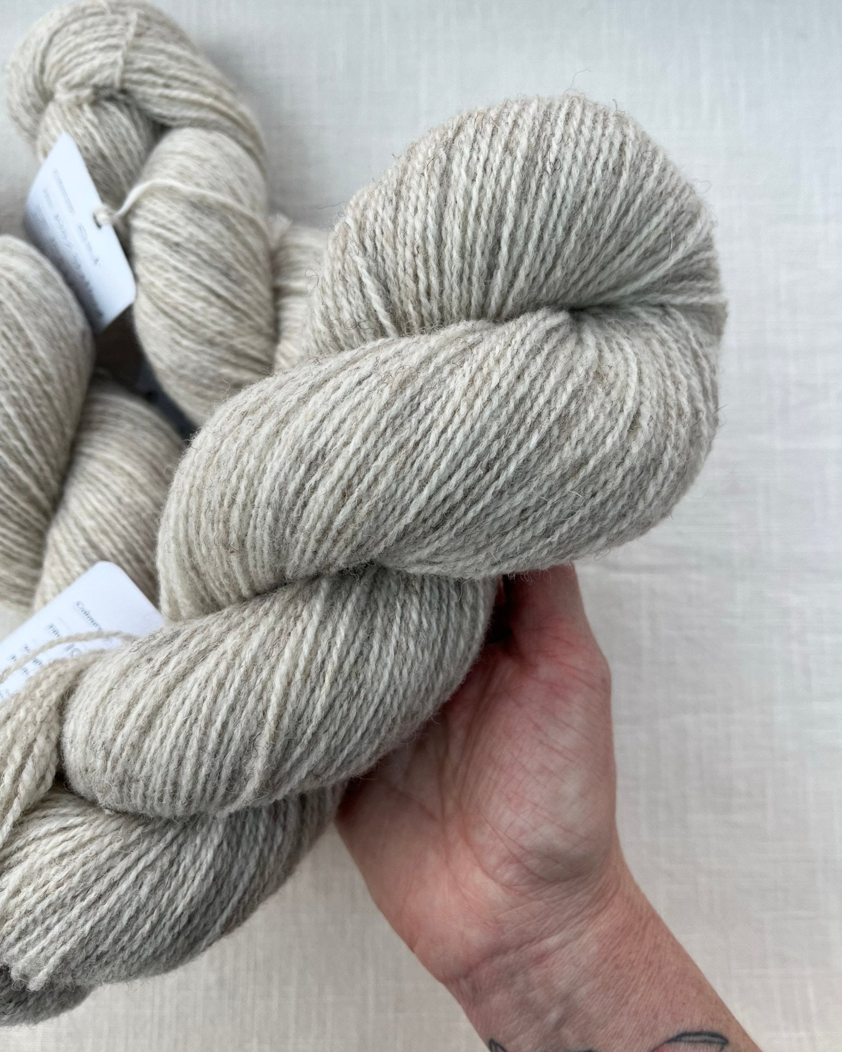 'Oat' 100% Shetland 4ply - Ginger Pink Yarns