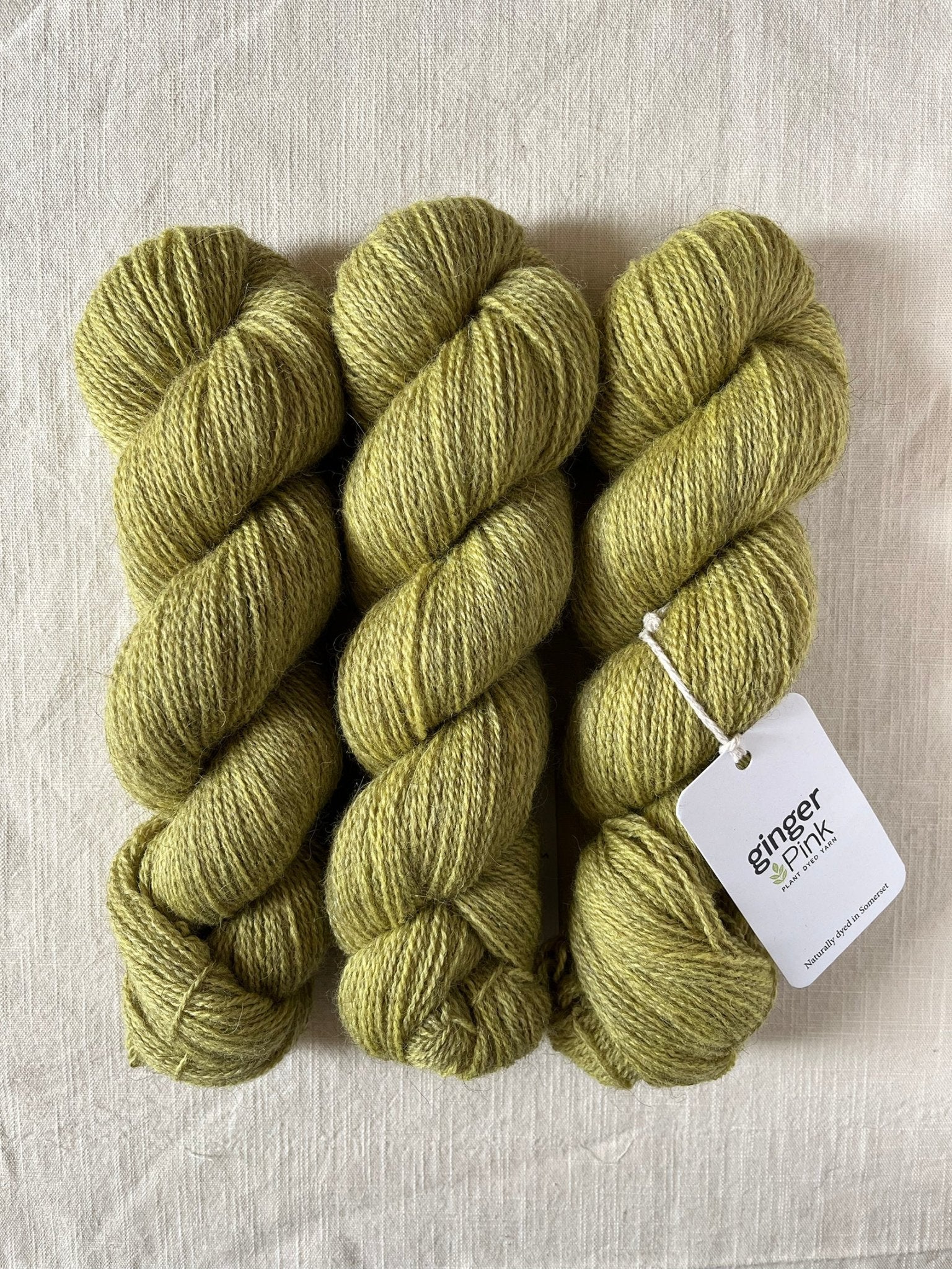 'Soft Pear' BFL/Shetland/Alpaca Blend 4ply - Ginger Pink Yarns