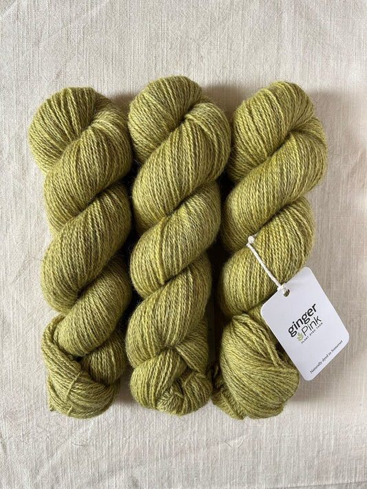 'Soft Pear' BFL/Shetland/Alpaca Blend 4ply - Ginger Pink Yarns